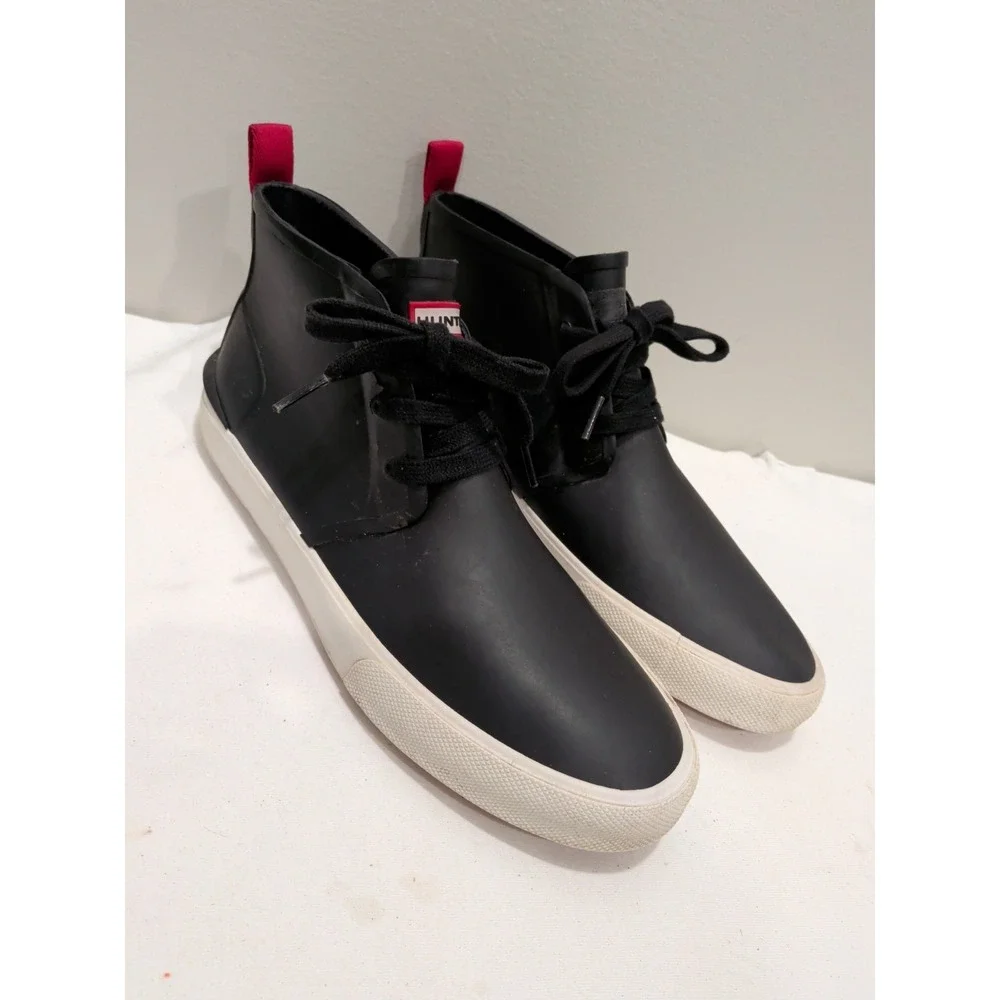 Hunter Rubber Sneakers Waterproof Sz 8